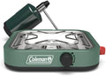 Coleman Cascade 3-in-1 Outdoor Camp Stove, Portable Cooktop with Included Cast-Iron Grill & Griddle Accessories, 24,000 BTUs of Power for Camping, Tailgating, Grilling
