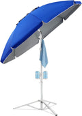 7FT Portable Outdoor Umbrella with Tripod Stand