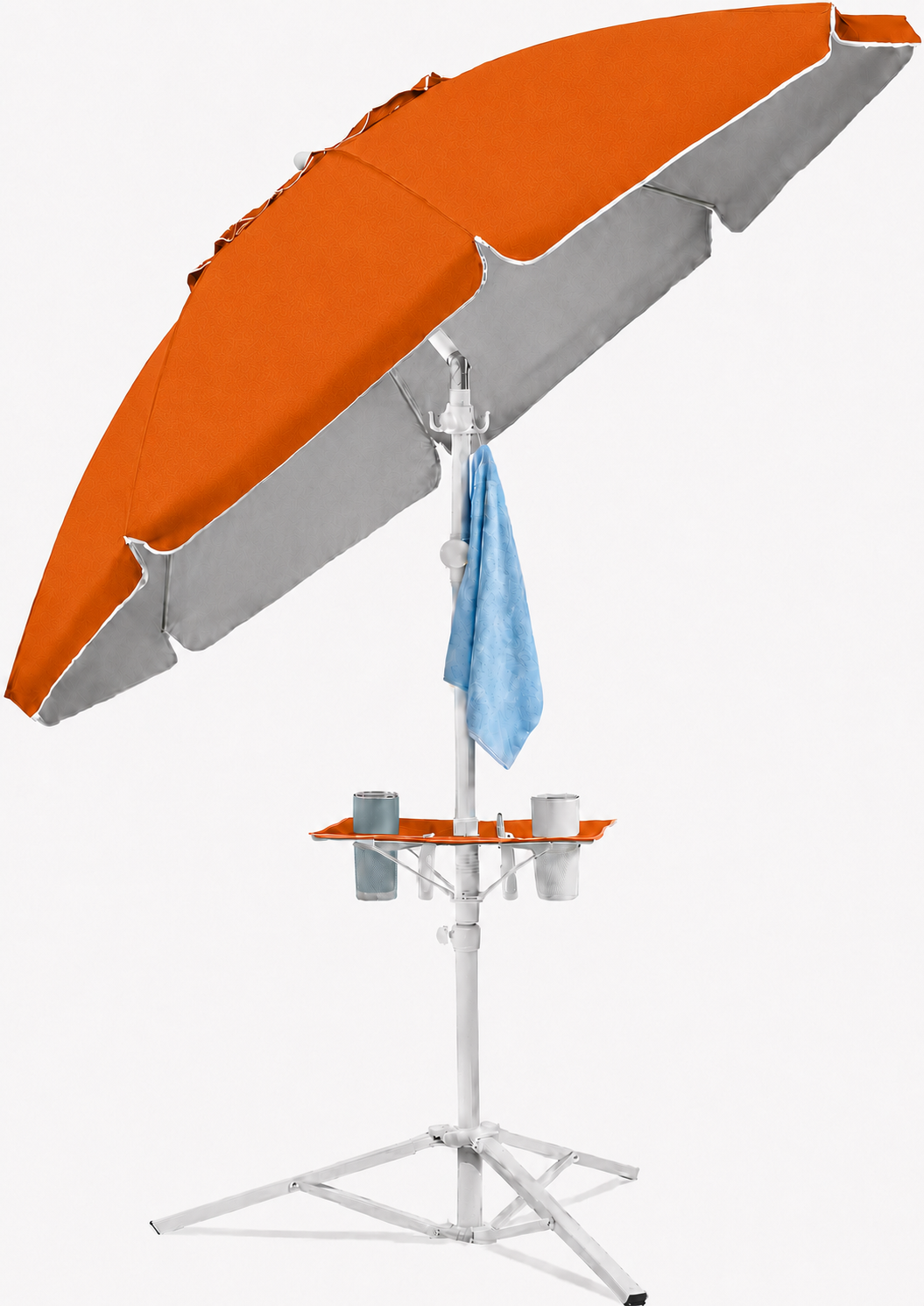 7FT Portable Outdoor Umbrella with Tripod Stand