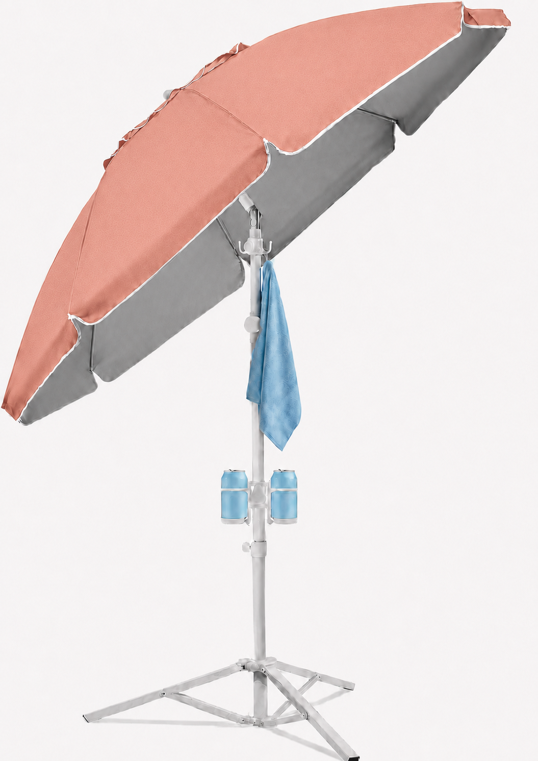 7FT Portable Outdoor Umbrella with Tripod Stand