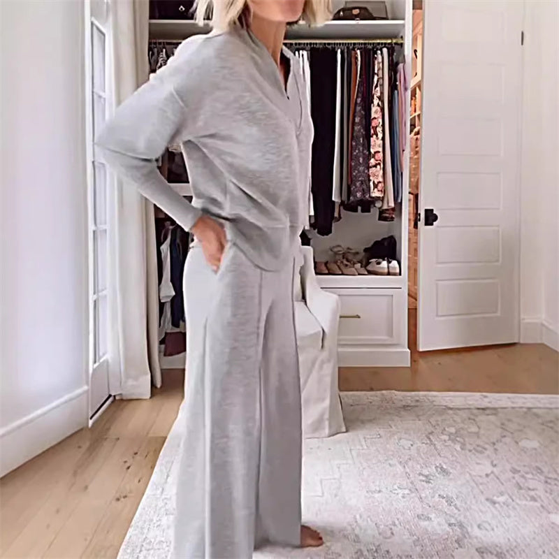 Chic V-Neck Outfit