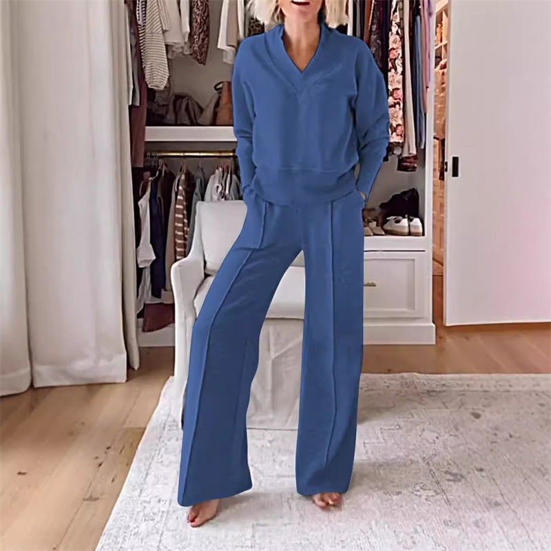 Chic V-Neck Outfit